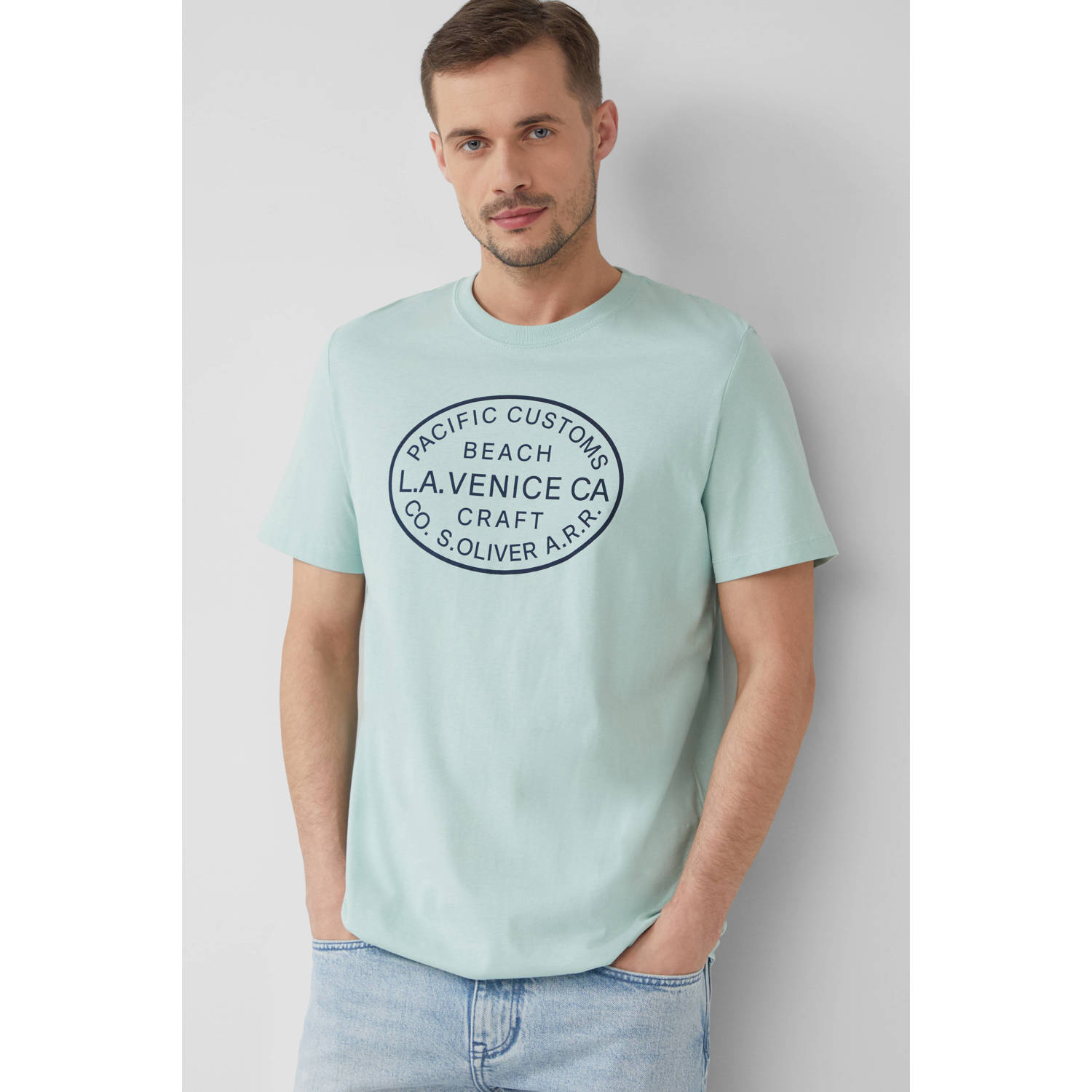 s.Oliver T-shirt mintgroen