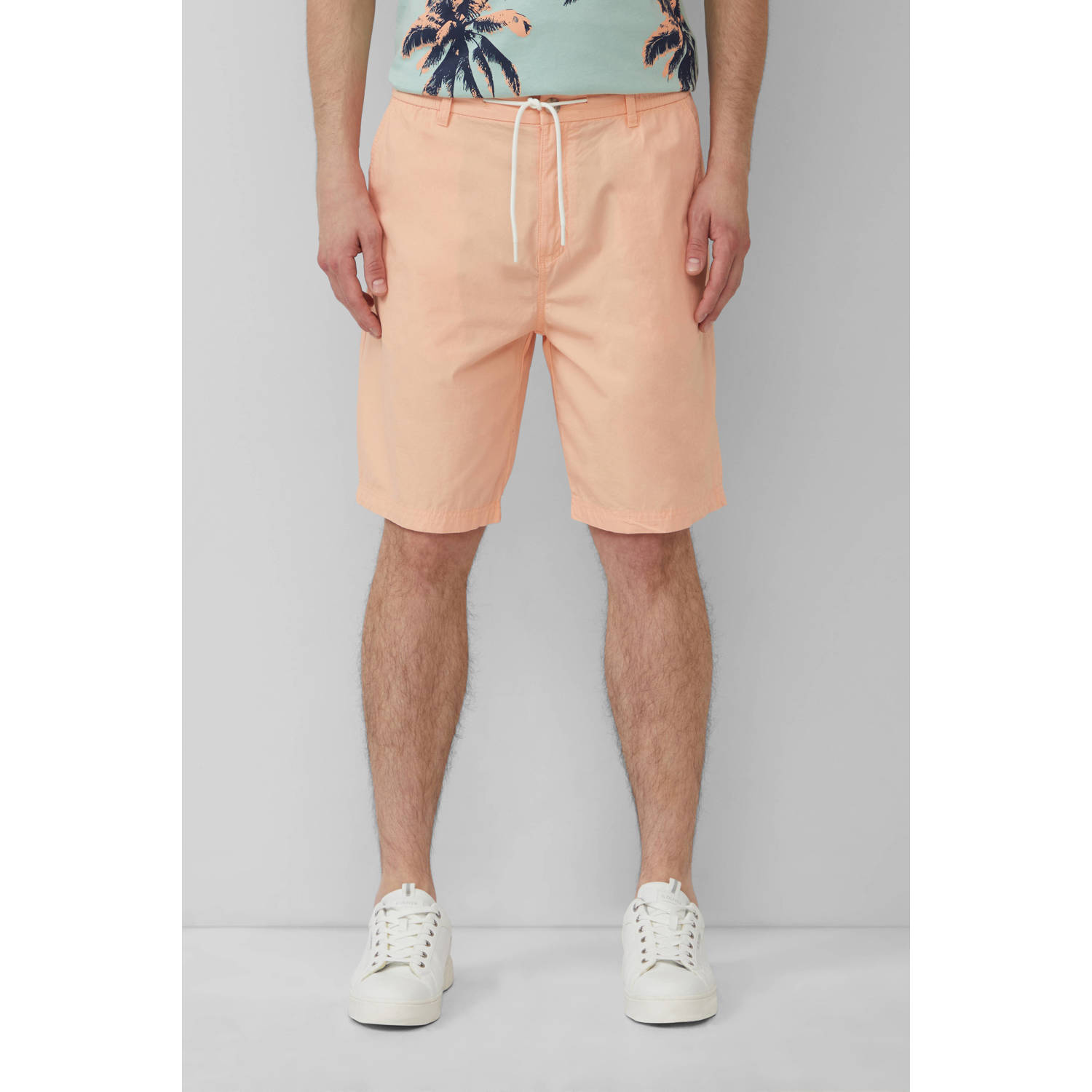 S.Oliver relaxed bermuda short zalm