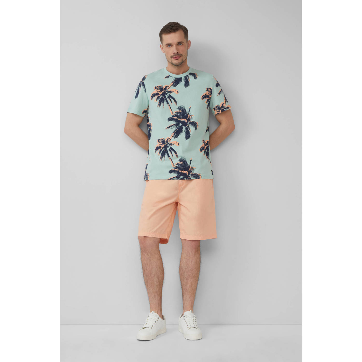 s.Oliver relaxed bermuda short zalm