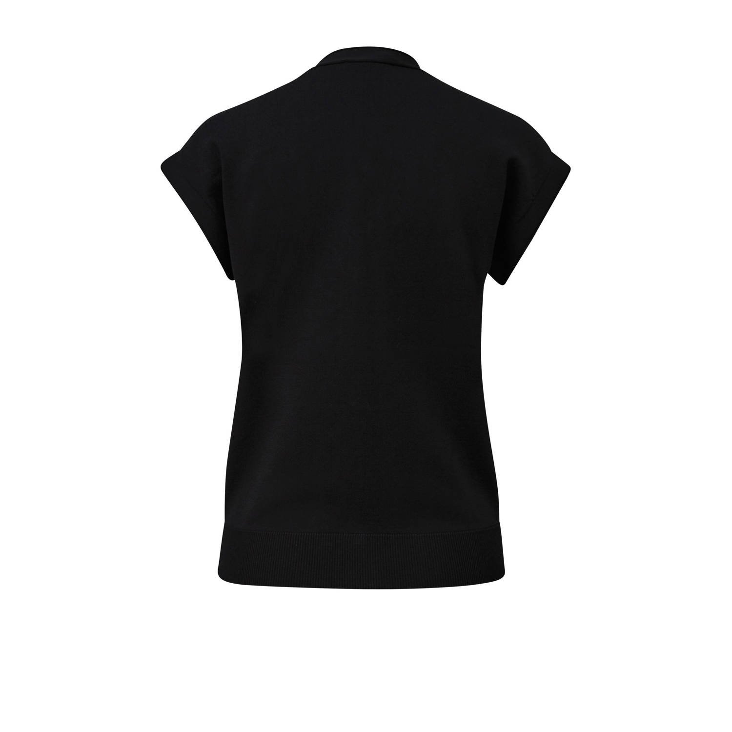 comma gebreid vest zwart
