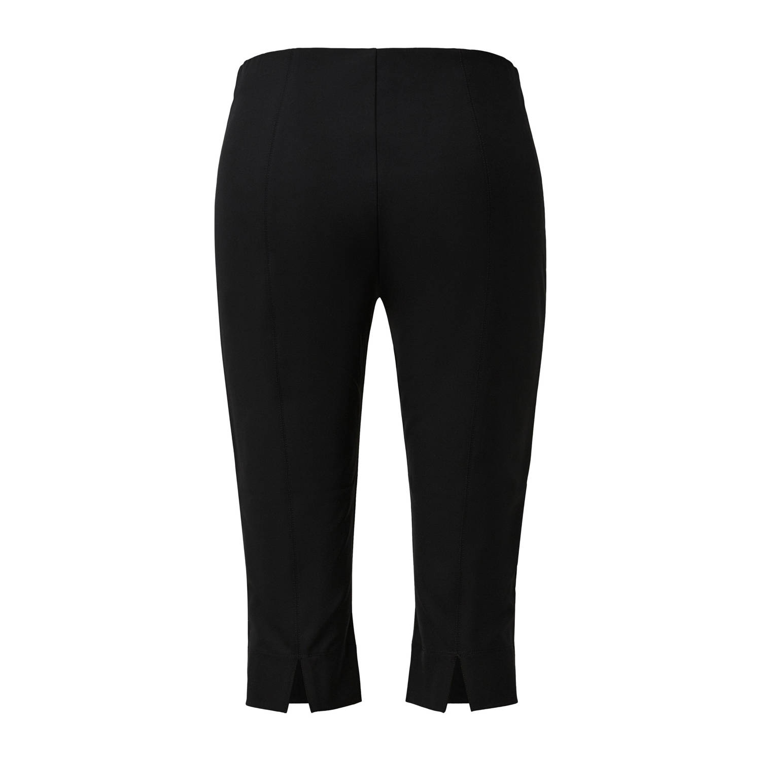comma skinny regular waist broek zwart