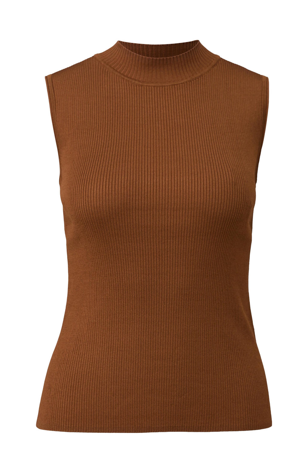 Gyabnw Dames tanktop, jacquard, hol T-shirt, mouwloos, ronde hals