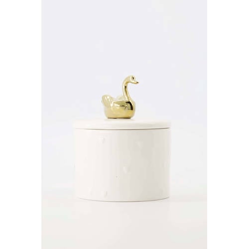 Zusss geurkaars met deksel Zwaan (9.5x7 cm) afbeelding