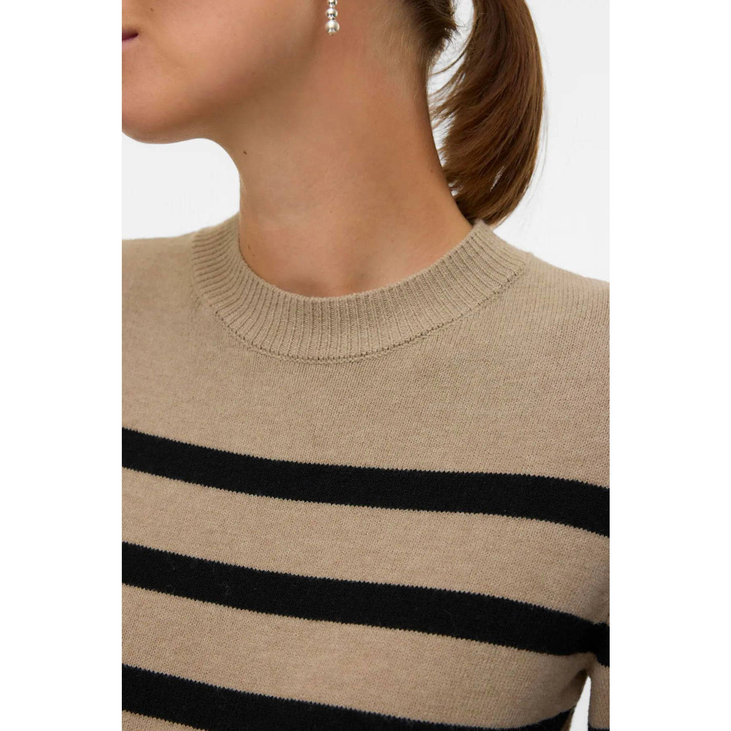 MAMALICIOUS zwangerschaps- en voedings trui beige gebreid