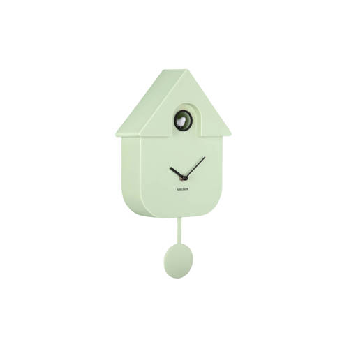 Karlsson wandklok Modern Cuckoo - zachtgroen afbeelding