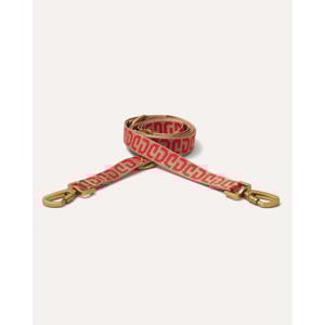 Hondenriem DG-LEASH-MOCHA/RED-S