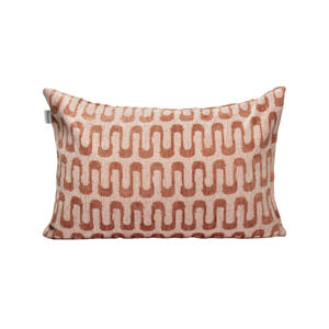 Sierkussen RETRO-WAVE-CUSHION-BROWN/BEIGE (60X40 cm)