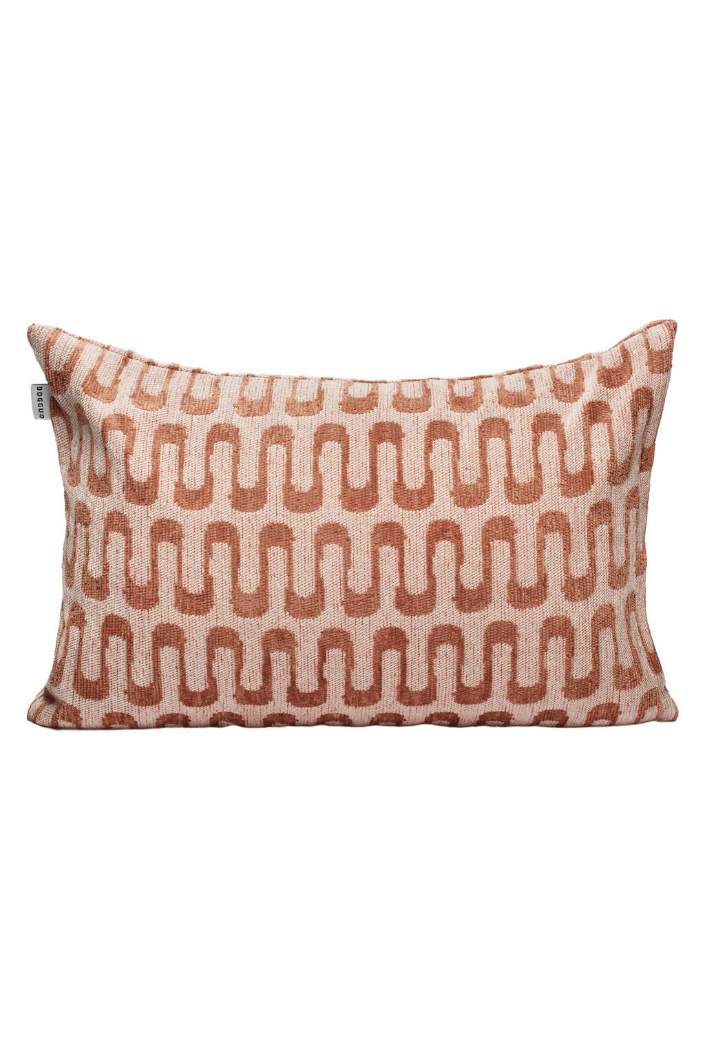 Dogguo Sierkussen RETRO-WAVE-CUSHION-BROWN/BEIGE (60X40 cm)