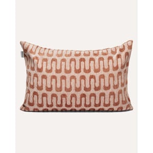Sierkussen RETRO-WAVE-CUSHION-BROWN/BEIGE (60X40 cm)