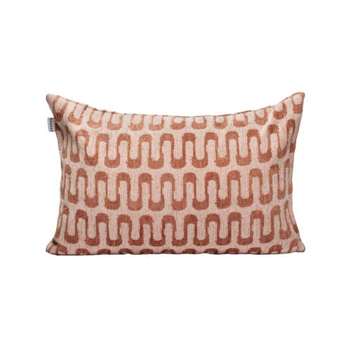 Dogguo Sierkussen RETRO-WAVE-CUSHION-BROWN/BEIGE (60X40 cm) afbeelding