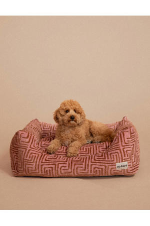 Hondenmand MAZE-SOFA-PINK/BROWN-M (80X60X26 cm)