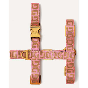 Hondenharnas DG-HARNESS-PINK/MOCHA-S
