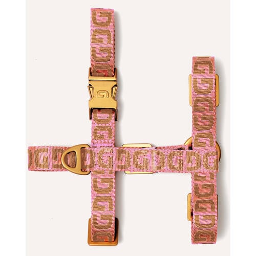 Dogguo Hondenharnas DG-HARNESS-PINK/MOCHA-S afbeelding