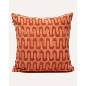 Sierkussen RETRO-WAVE-CUSHION-APRICOT/BROWN (50X50 cm)
