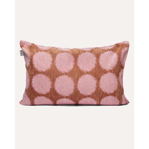 Sierkussen DOT-CUSHION-MOCHA/PINK (60X40 cm)