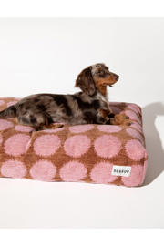 thumbnail: Dogguo Hondenkussen DOT-BED-MOCHA/PINK-L (105X65X15 cm)