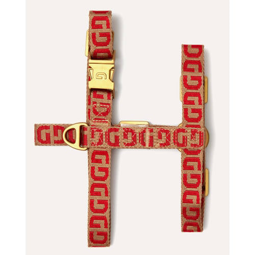 Dogguo Hondenharnas DG-HARNESS-MOCHA/RED-XS afbeelding