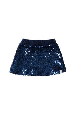 korte rok blauw