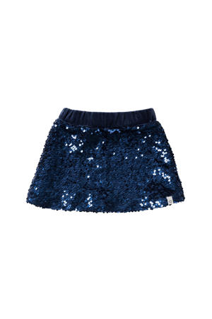 korte rok blauw