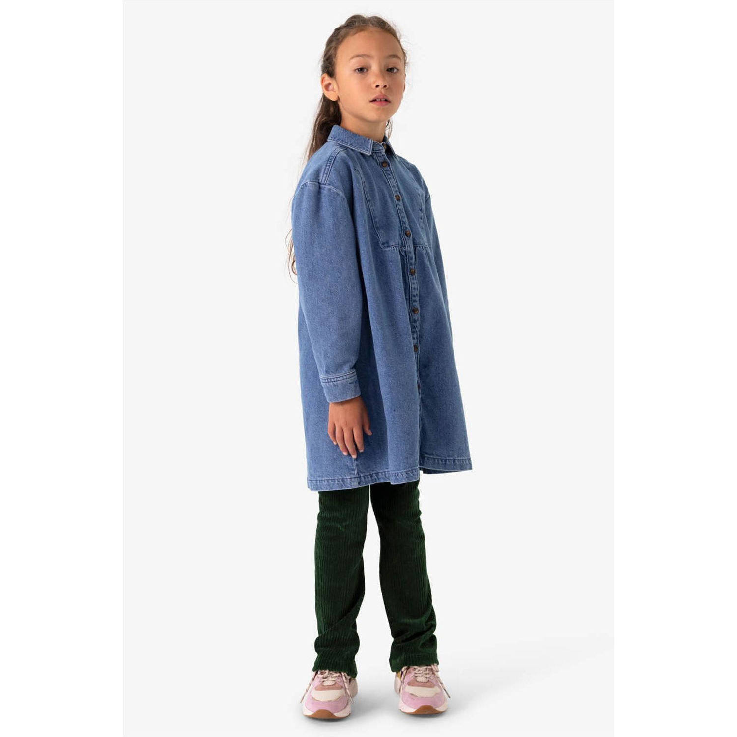 Sissy-Boy denim spijkerjurk medium blue denim