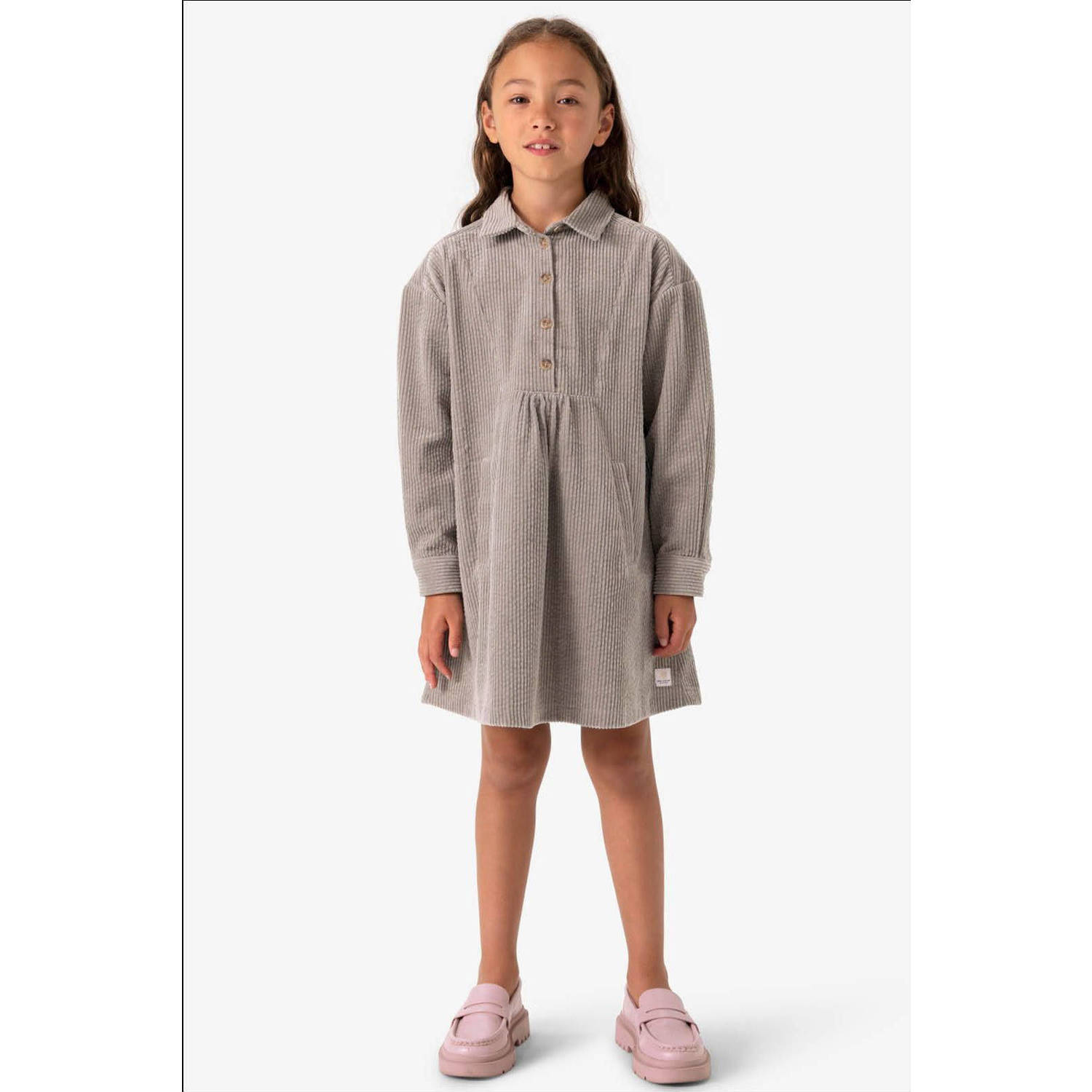 Sissy-Boy corduroy blousejurk lichtgroen