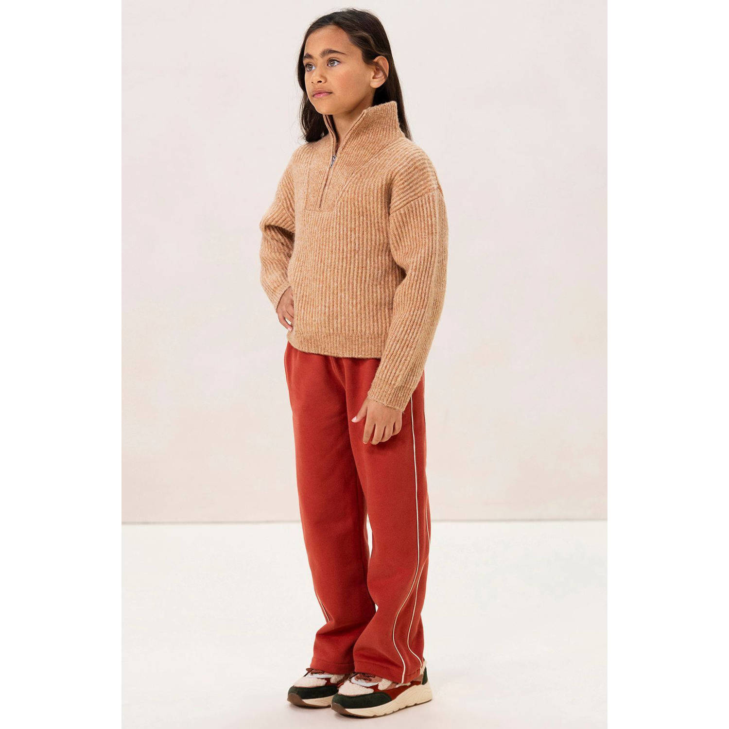 Sissy-Boy trui oranje gebreid