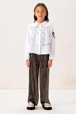 casual broek goud