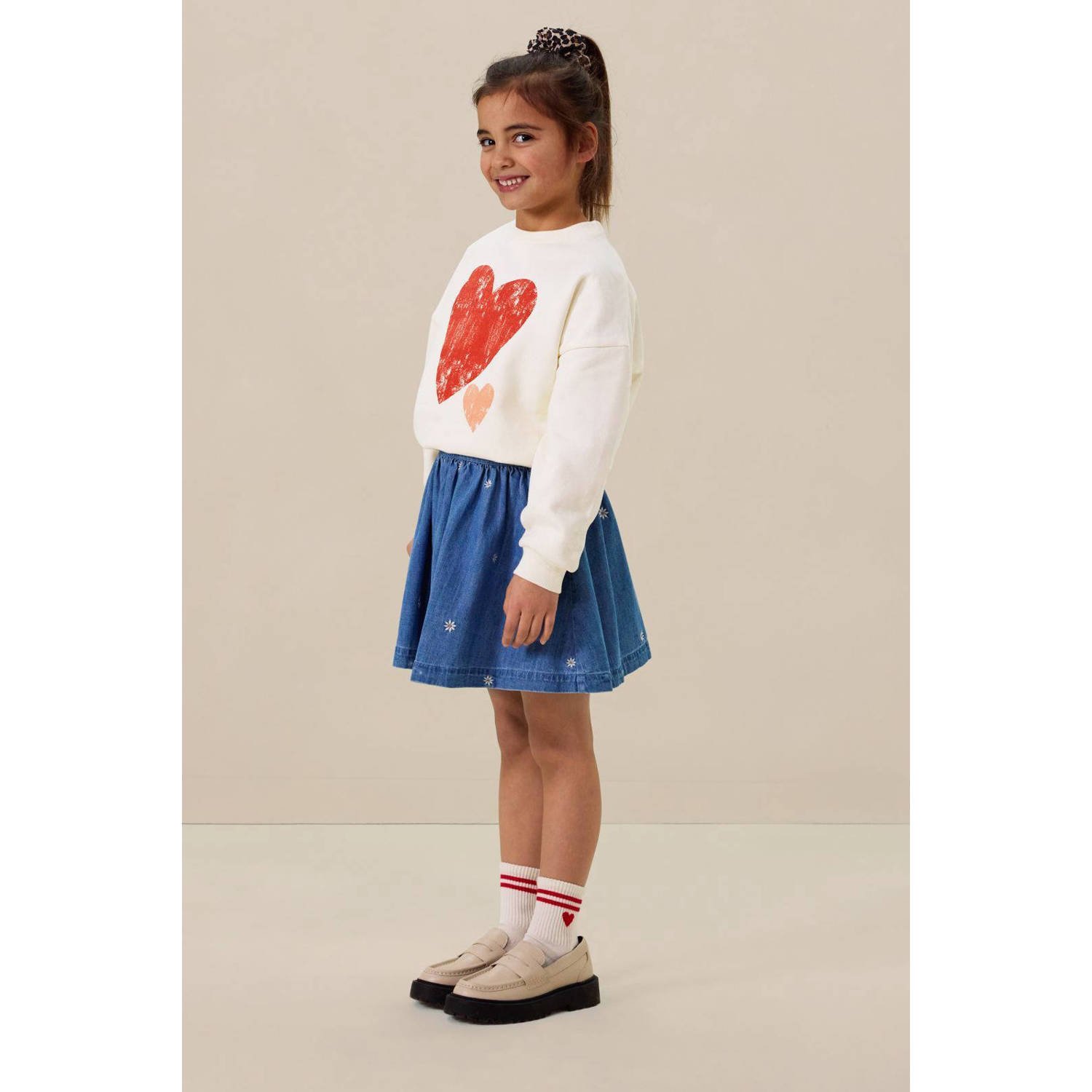 Sissy-Boy denim korte rok medium blue denim