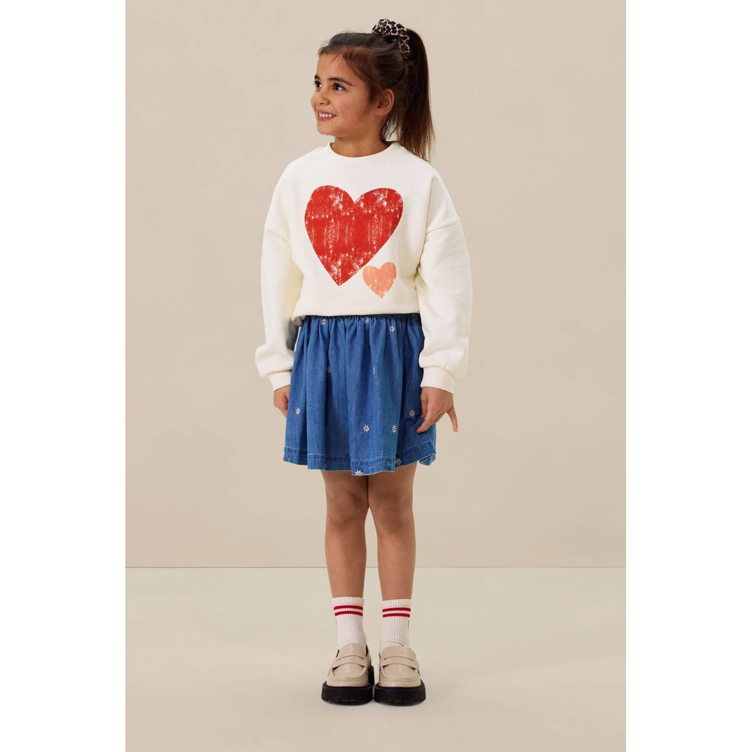 Sissy-Boy denim korte rok medium blue denim