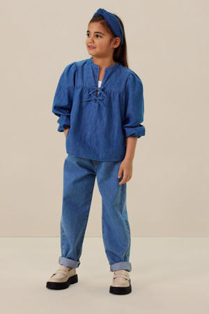 blousetop dark blue denim