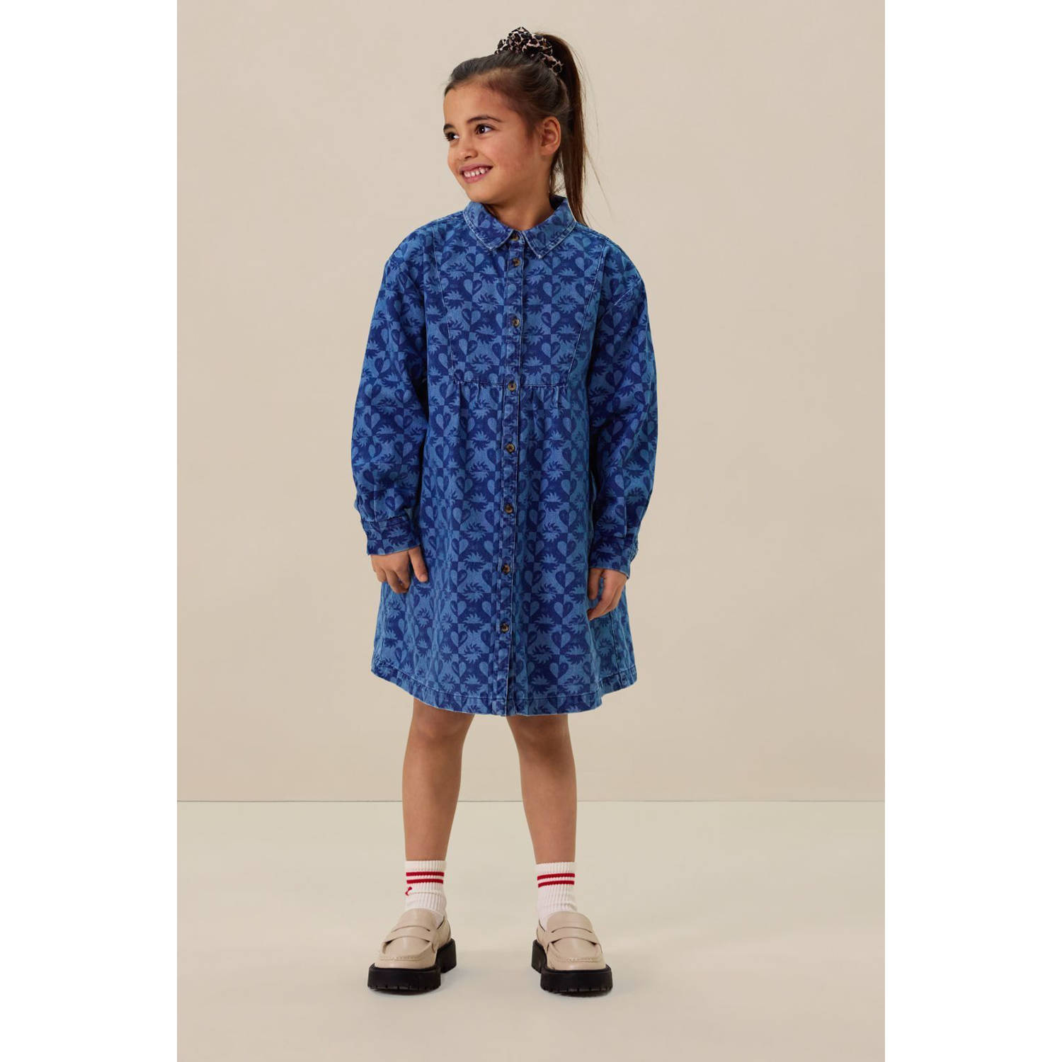 Sissy-Boy denim spijkerjurk medium blue denim