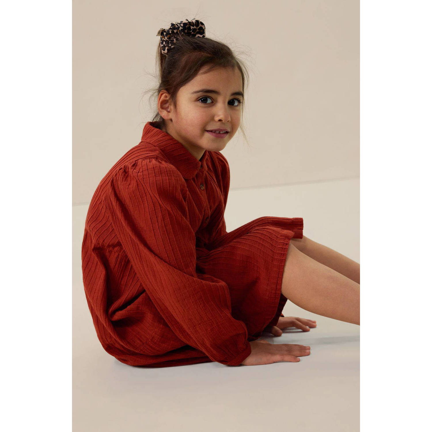 Sissy-Boy blousejurk roodbruin