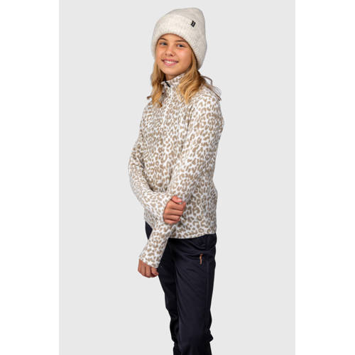 Brunotti fleece skipully Mismy-Print ecru/zand afbeelding