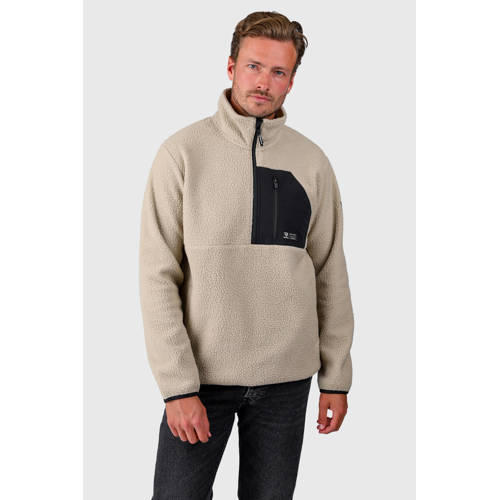 Brunotti fleecetrui Kelstyn beige afbeelding