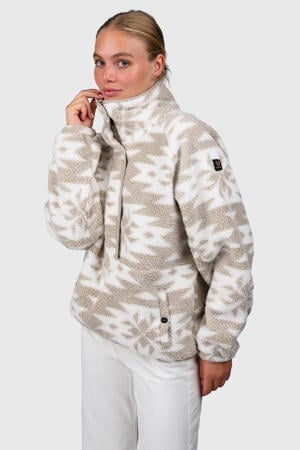 fleece trui Powchou beige