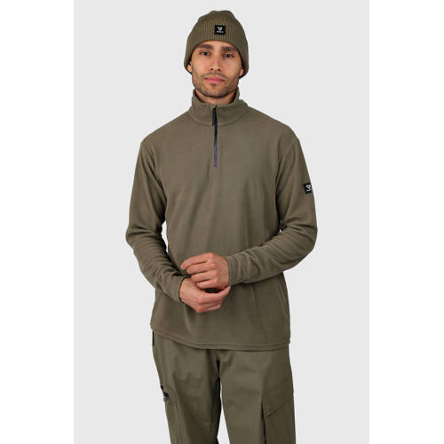 Brunotti fleece skipully Tenno olijfgroen afbeelding