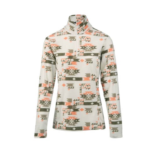 Brunotti fleece skipully Misma beige/oranje/olijfgroen afbeelding