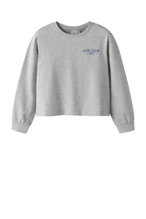 sweater grijs melange