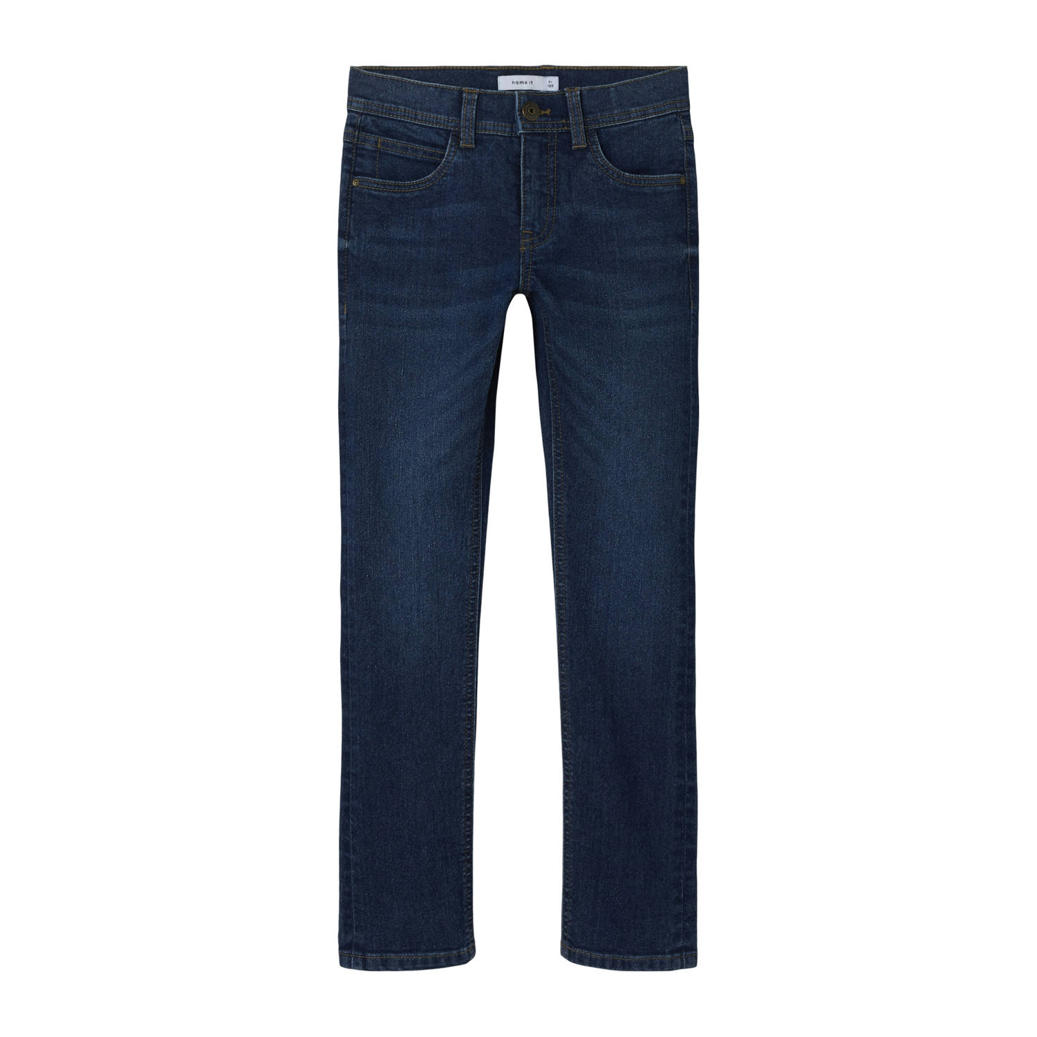 NAME IT KIDS slim fit jeans dark blue denim