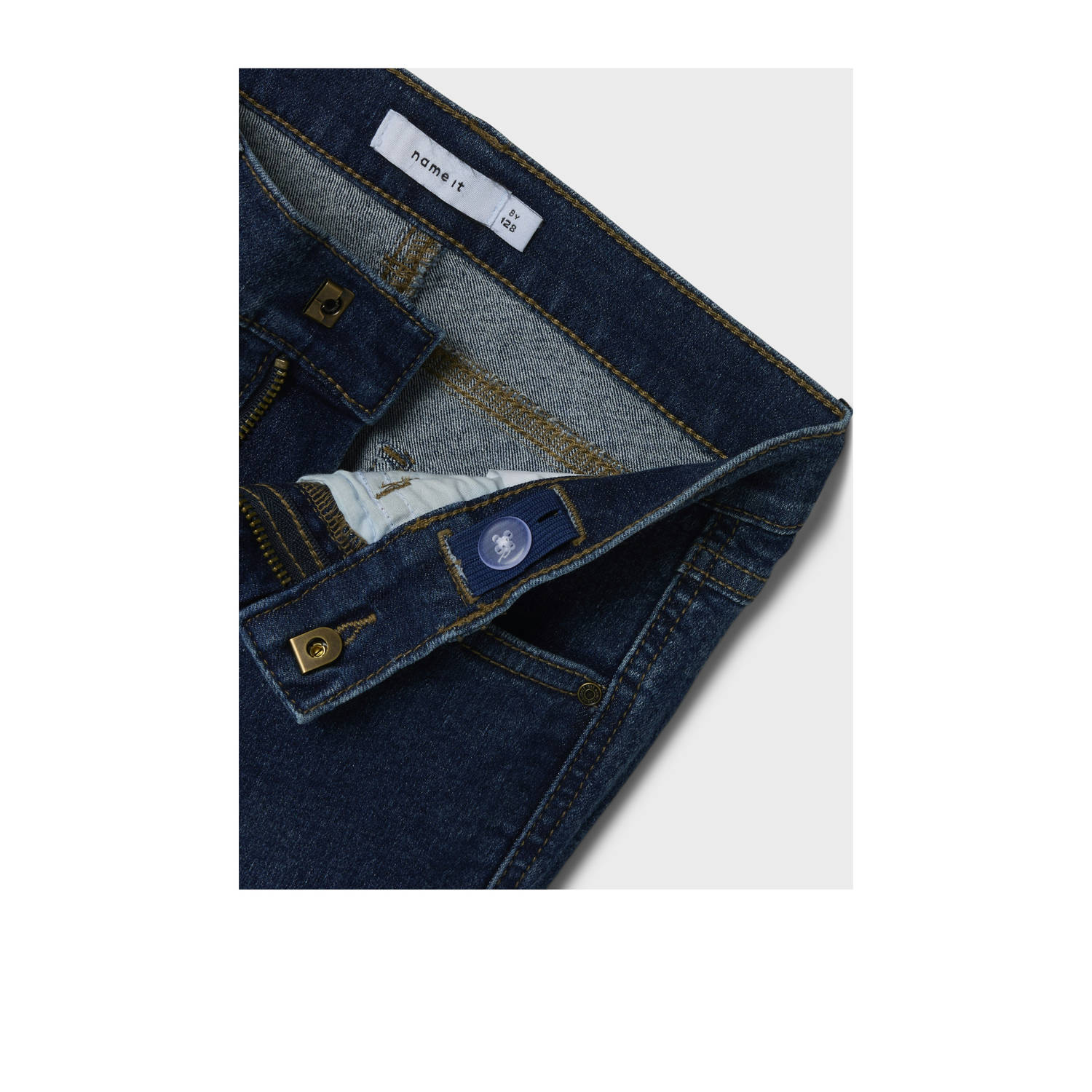 NAME IT KIDS bootcut jeans dark blue denim