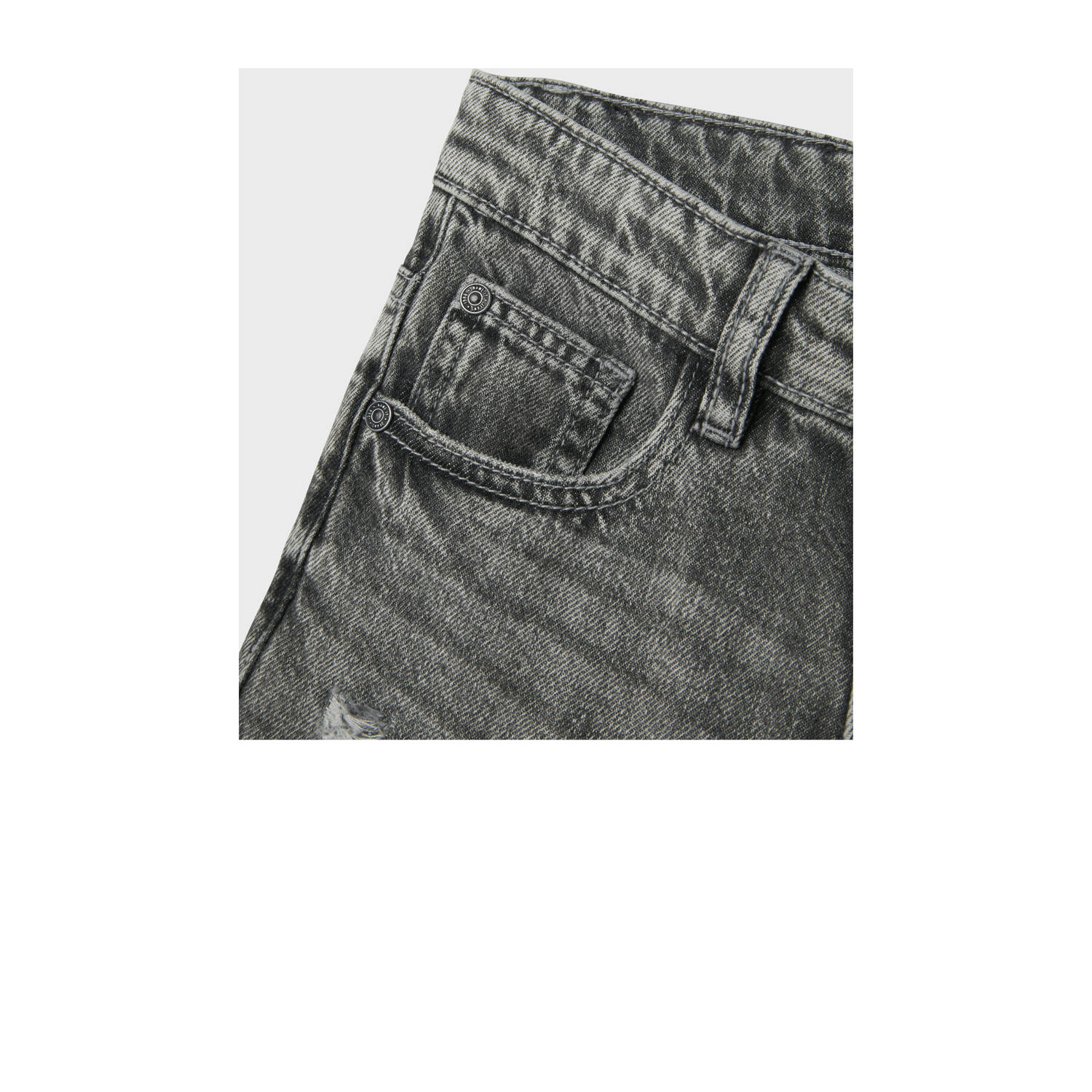 NAME IT KIDS tapered jeans medium grey denim