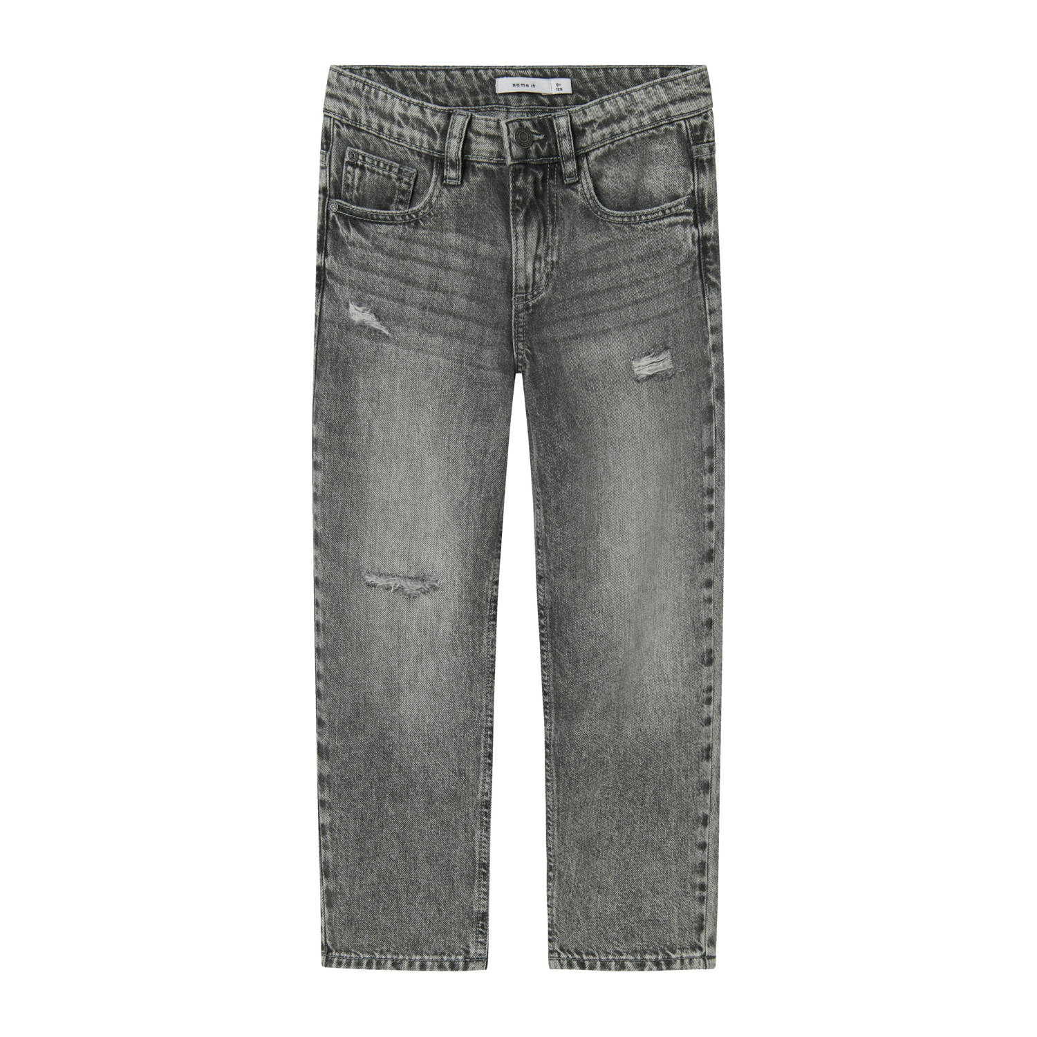 NAME IT KIDS tapered jeans medium grey denim
