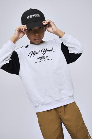 sweater grijs melange
