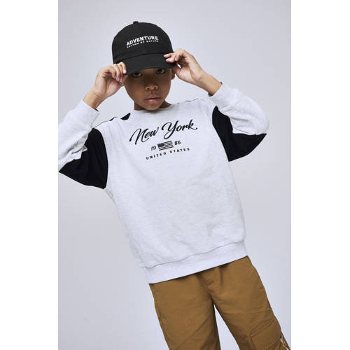 NAME IT KIDS sweater grijs melange afbeelding