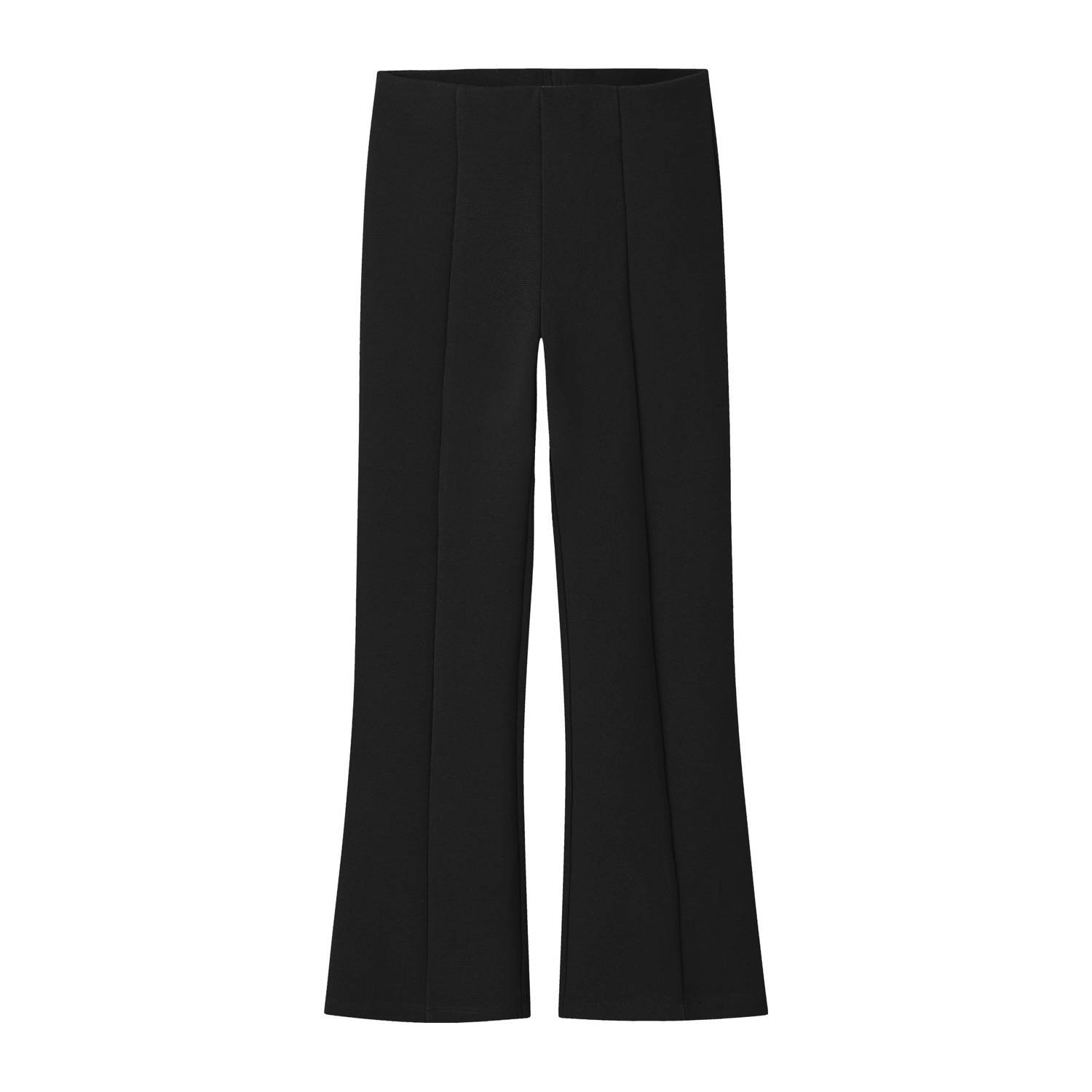 NAME IT KIDS bootcut casual broek zwart