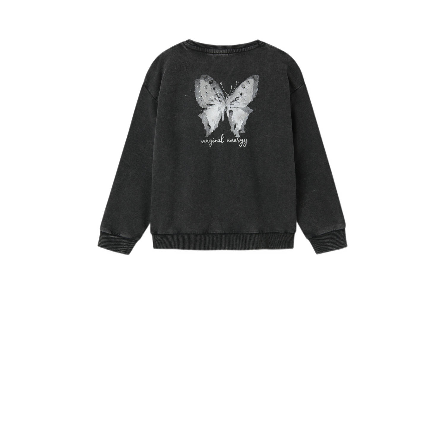 NAME IT KIDS sweater zwart