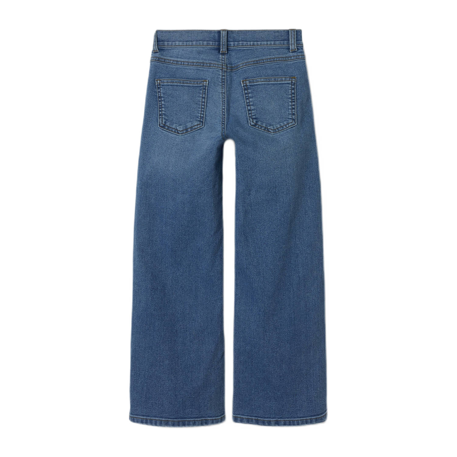 NAME IT KIDS wide leg jeans medium blue denim