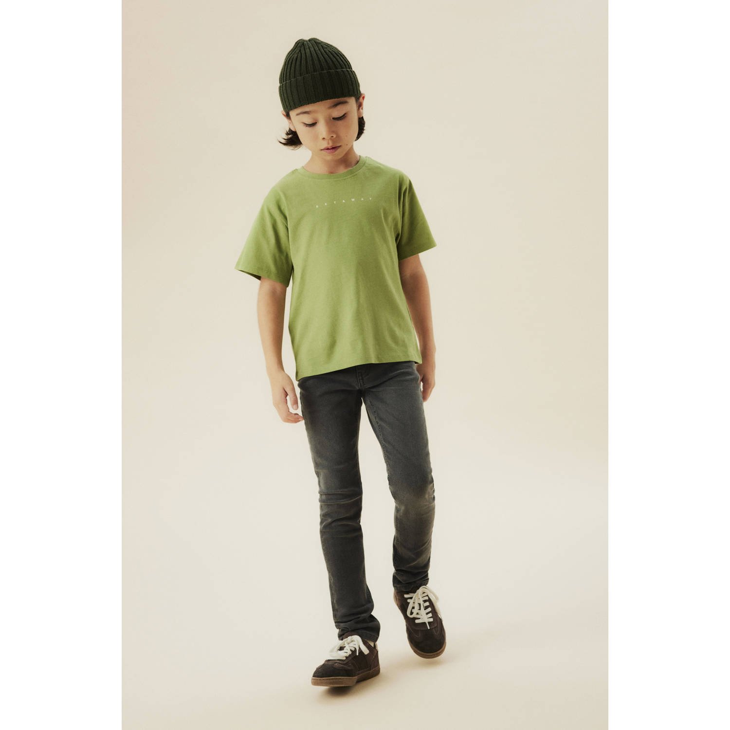 NAME IT KIDS slim fit jeans grey denim
