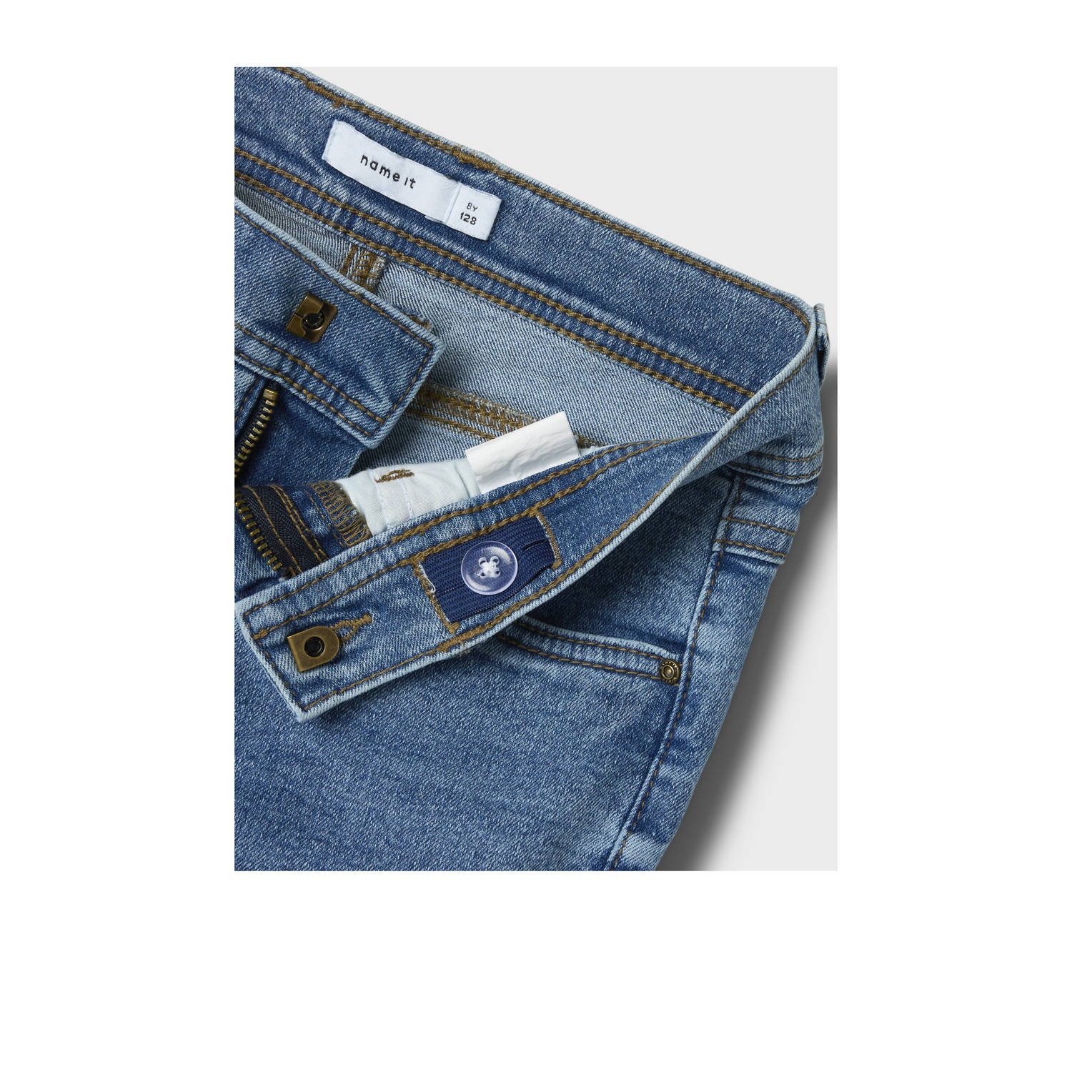 NAME IT KIDS slim fit jeans medium blue denim
