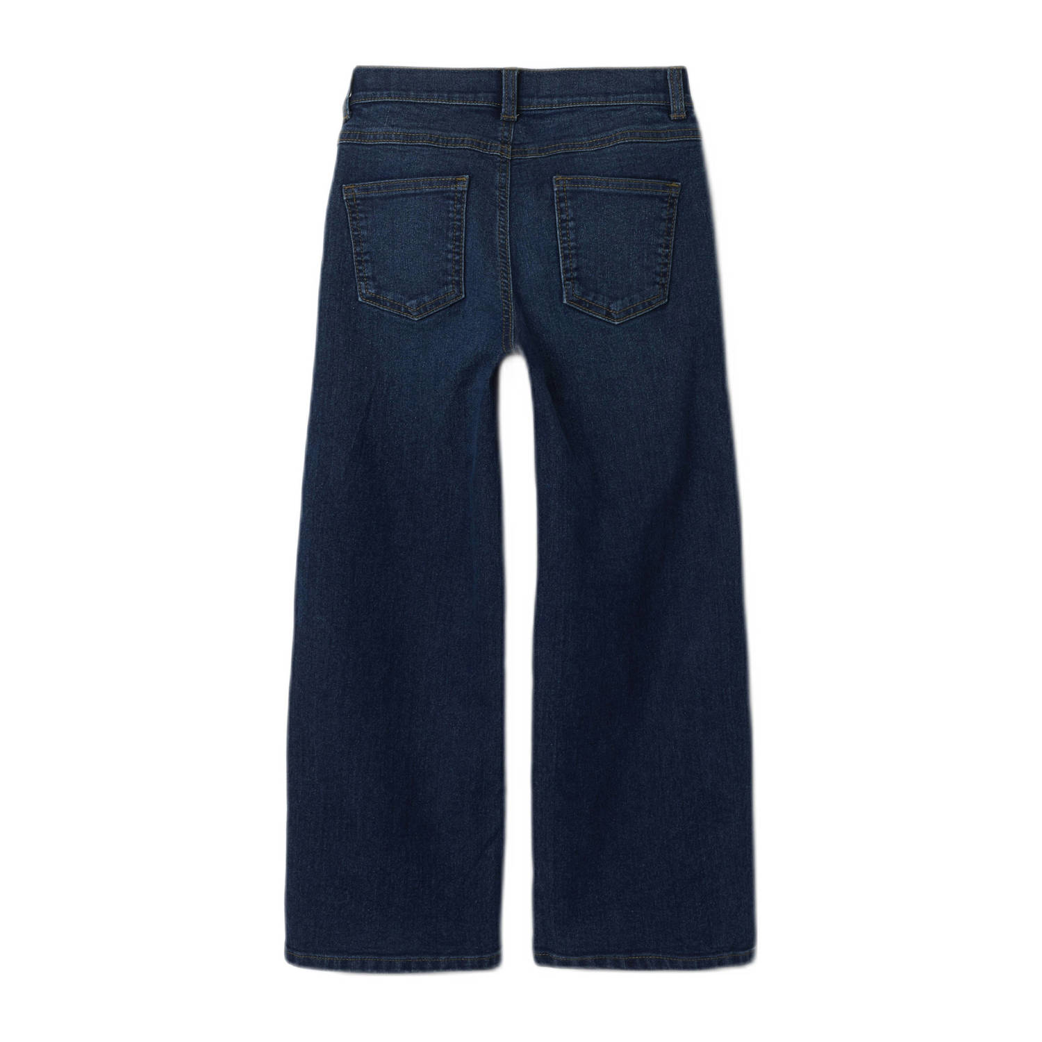 NAME IT KIDS wide leg jeans dark blue denim